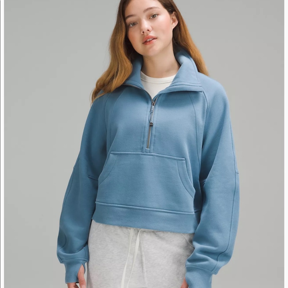 lululemon Scuba oversized funnel neck half zip